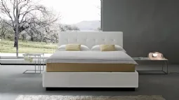 Letto matrimoniale in pelle