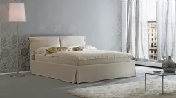 Letto matrimoniale in tessuto