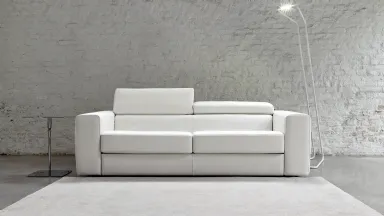 Divano letto con poggiatesta reclinabile
