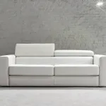 Divano letto con poggiatesta reclinabile