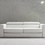 Divano letto con poggiatesta reclinabile