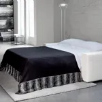 Divano letto con poggiatesta reclinabile